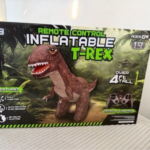 Remote Control Inflatable T-Rex - Brown